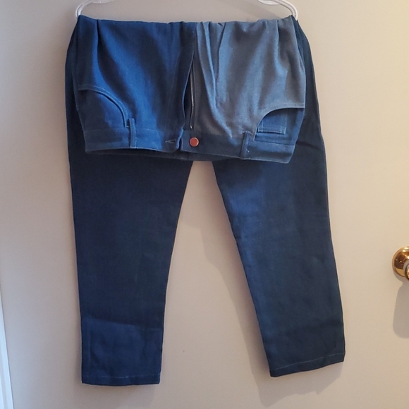 NWOT Colourblock/Patchwork Mom Jeans - Picture 2 of 3